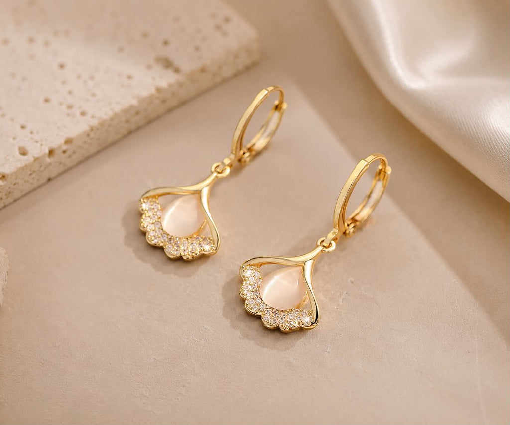 Ginkgo Glow Earrings