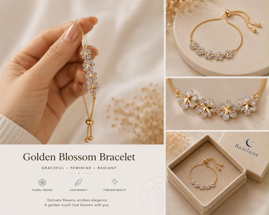 Golden Blossom Bracelet