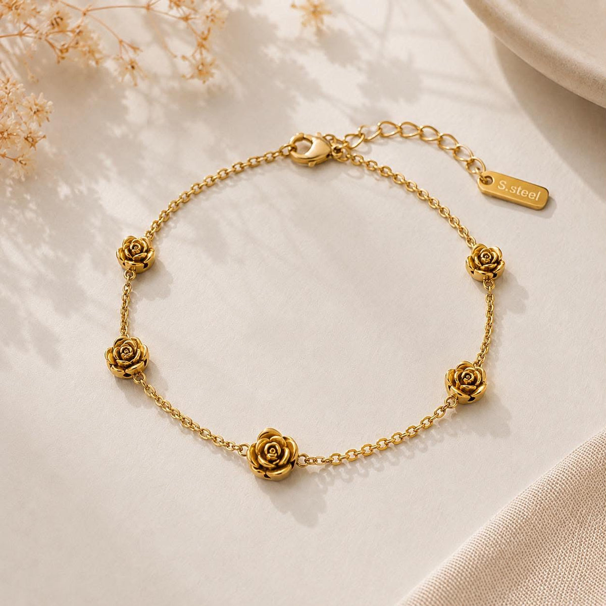 Golden Rose Bracelet