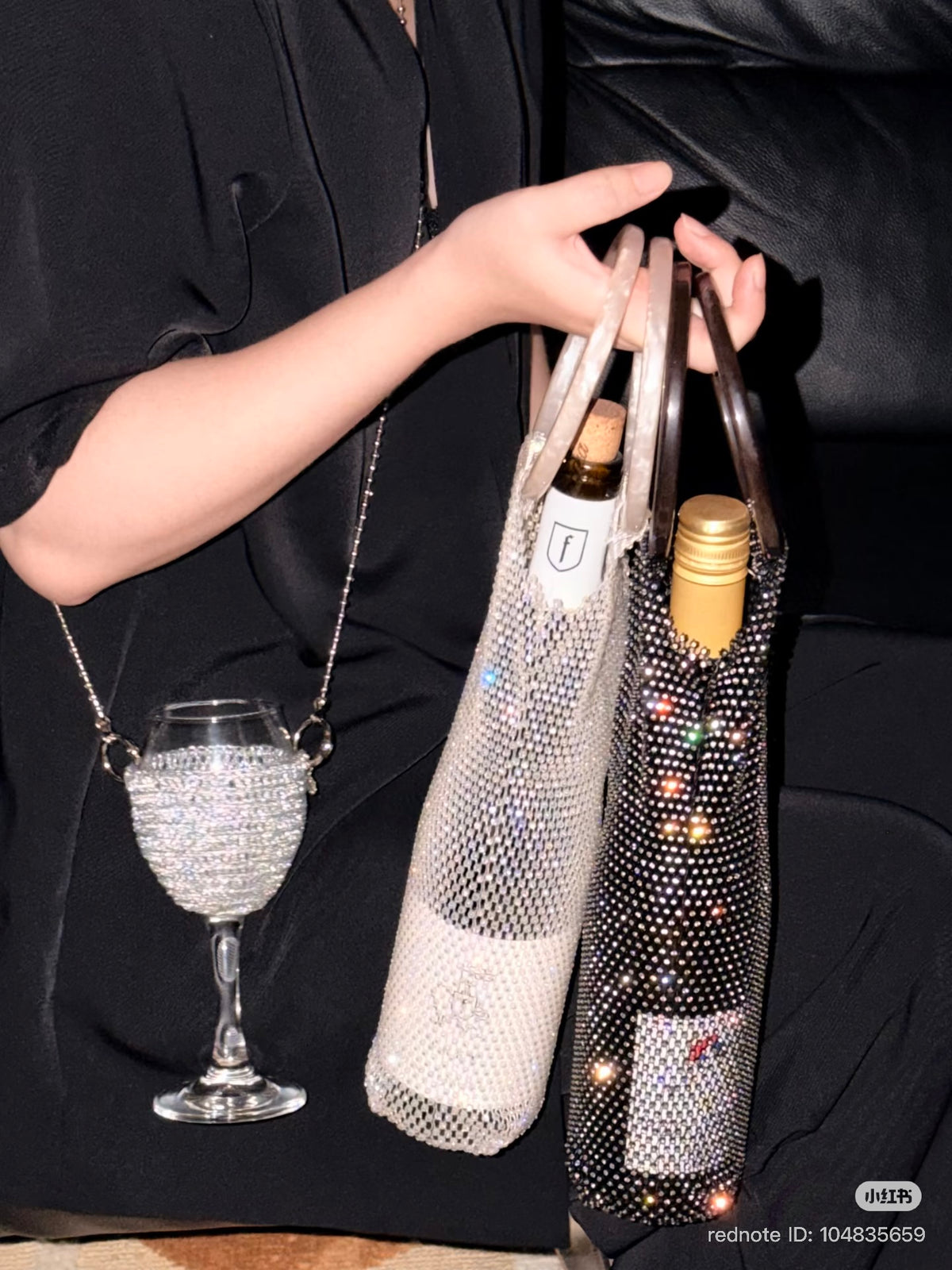 Dazzling Wine Purse