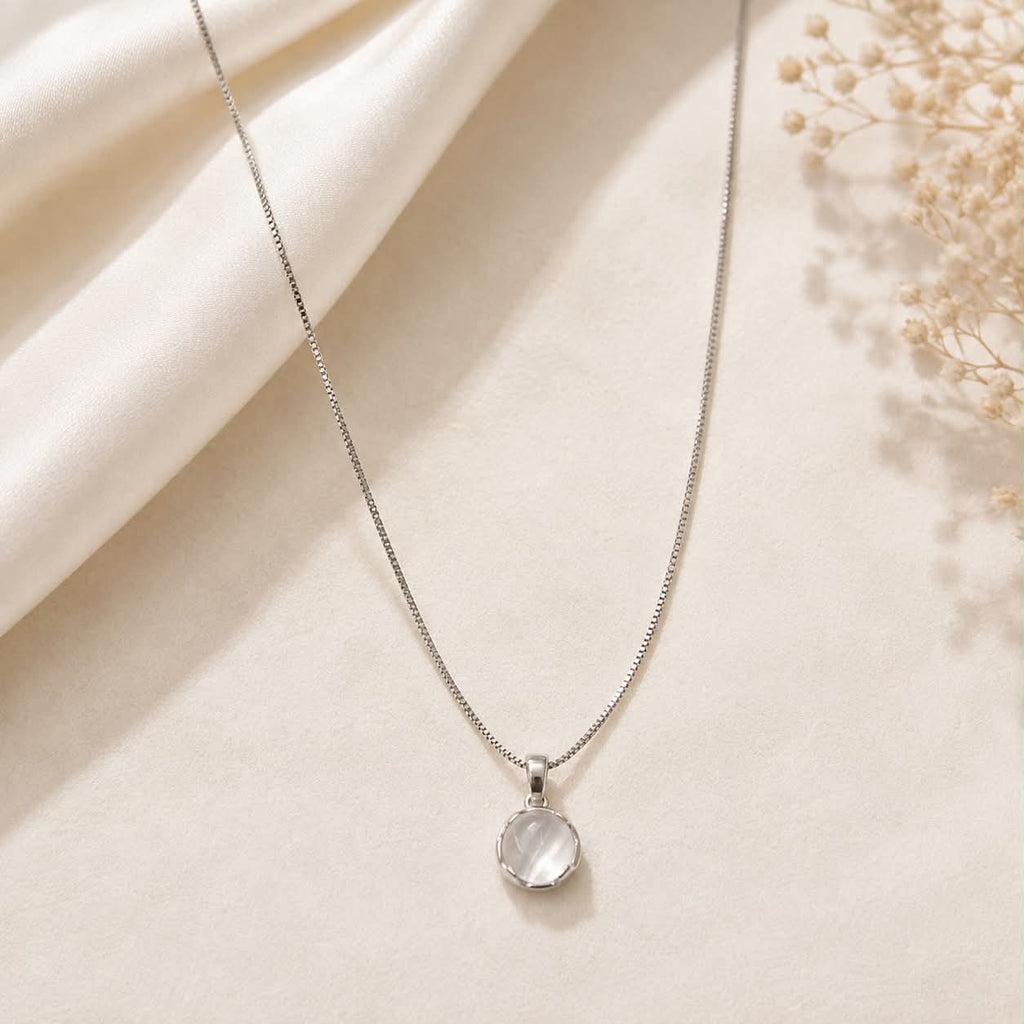 Moon Cat Eye Necklace