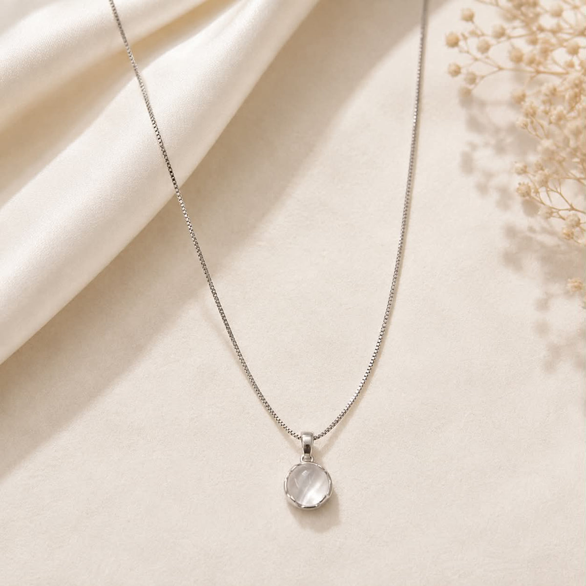 Moon Cat Eye Necklace