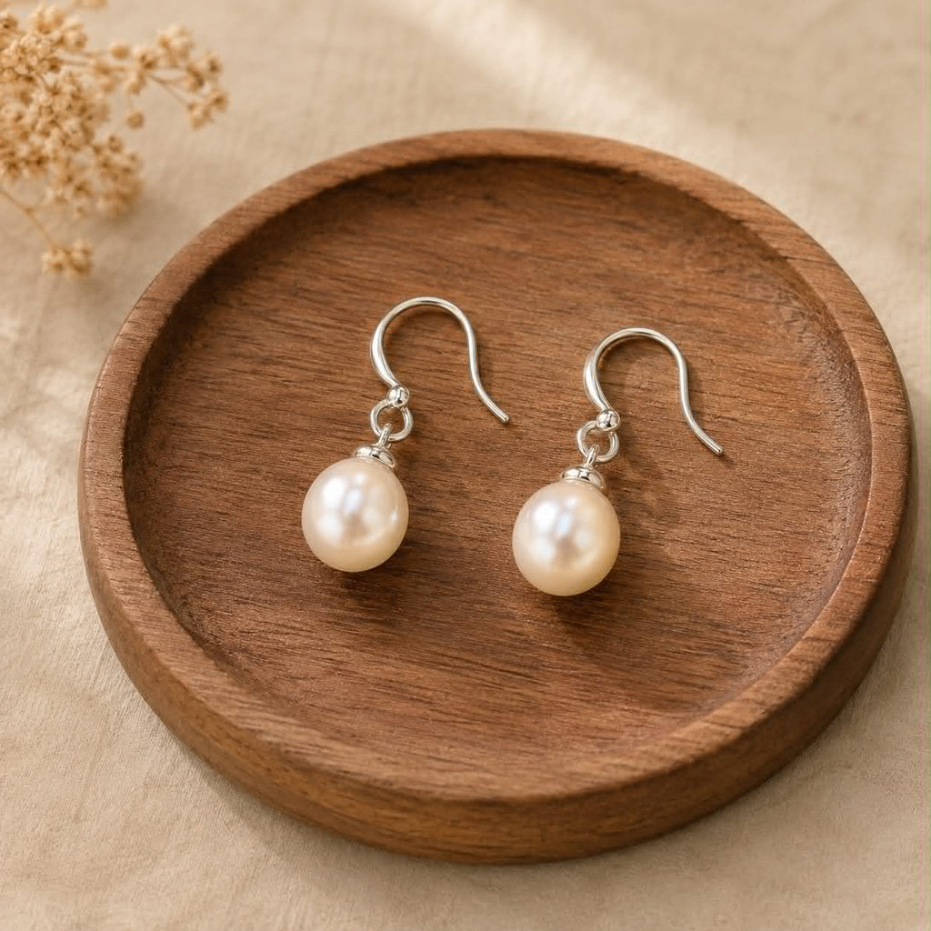 Moonlit Pearl Earrings
